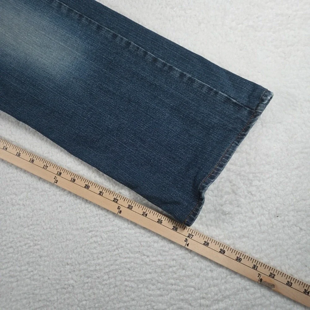 Lucky Brand MENS 34 Dungarees Classic Fit Short‎ Length Blue Jeans